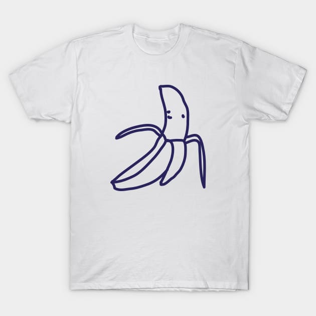 Blue Banana T-Shirt by HaloCalo